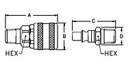 HCouplings Series210 Male secondary