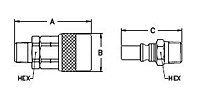 HCouplings Series310 Male secondary