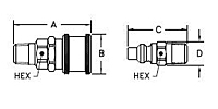 HCouplings Series600 Male secondary