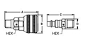 HCouplings Series5000 Male secondary