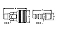 HCouplings Series3000 Male secondary